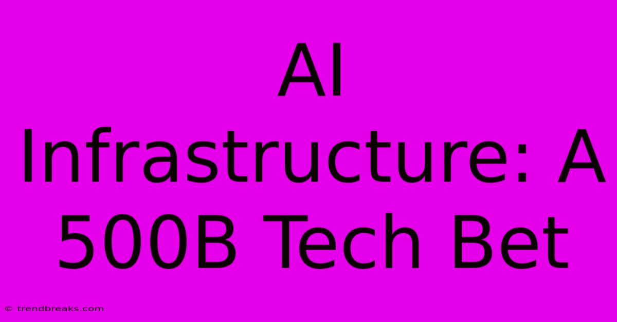 AI Infrastructure: A 500B Tech Bet