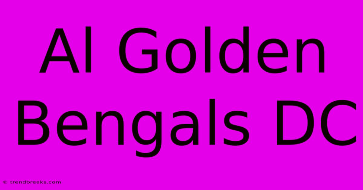 Al Golden Bengals DC