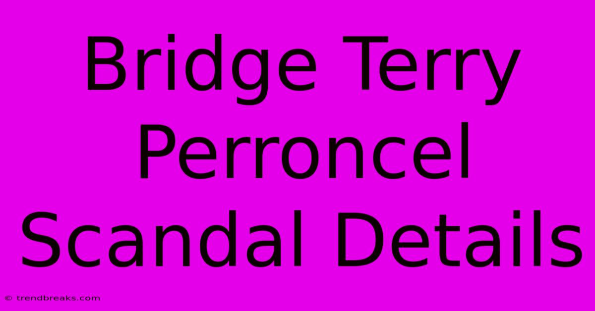 Bridge Terry Perroncel Scandal Details