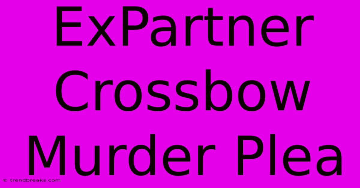 ExPartner Crossbow Murder Plea