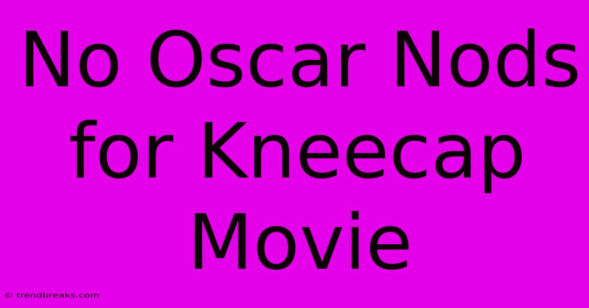 No Oscar Nods For Kneecap Movie 